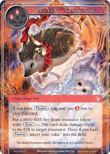 Reflect's Summoning (AO3-022), Alice Origin III — Force of Will card price