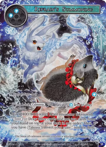 Refrain's Summoning (Full Art) (AO3-031), Alice Origin III — Force of Will card price