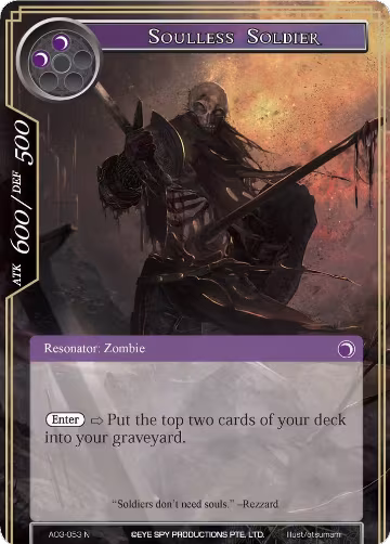 Soulless Soldier (AO3-053), Alice Origin III — Force of Will card price