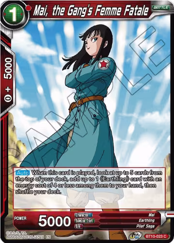 Mai, the Gang's Femme Fatale (BT10-023), Rise of the Unison Warrior — DB Super card price