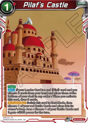 Pilaf's Castle (BT10-028), Rise of the Unison Warrior — DB Super card price