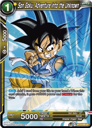Son Goku, Adventure into the Unknown (BT10-099), Rise of the Unison Warrior — DB Super card price