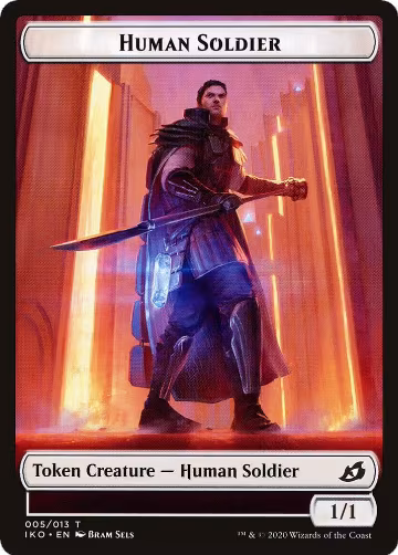 Human Soldier (005) // Drake Double-Sided Token (5 // 8), Commander 2020 — Magic card price