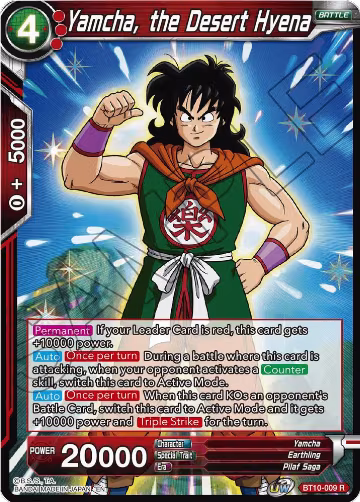 Yamcha, the Desert Hyena (BT10-009), Rise of the Unison Warrior — DB Super card price