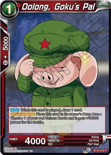 Oolong, Goku's Pal (BT10-016), Rise of the Unison Warrior — DB Super card price