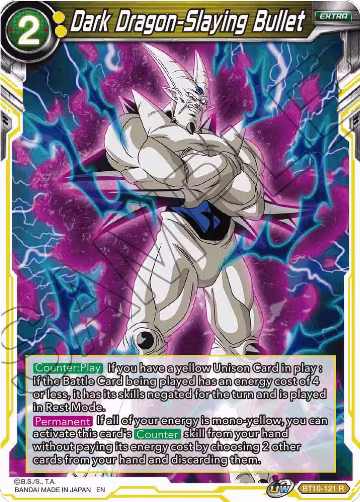 Dark Dragon-Slaying Bullet (BT10-121), Rise of the Unison Warrior — DB Super card price