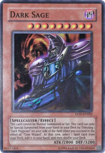 Dark Sage (EU) (DOD-EN002), Dawn of Destiny Xbox — Yu-Gi-Oh! card price