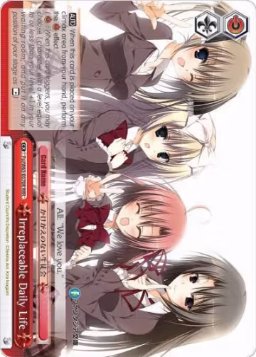 Irreplaceable Daily Life (RRR) (Fsi/W65-E070R RRR), Fujimi Fantasia Bunko — Weiß Schwarz card price