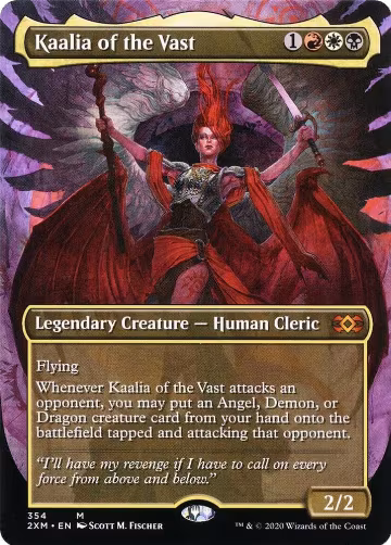 Kaalia of the Vast (Borderless) (354), Double Masters — Magic card price
