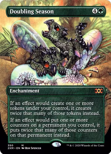 Doubling Season (Borderless) (350), Double Masters — Magic card price