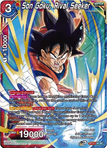 Son Goku, Rival Seeker (BT10-148), Rise of the Unison Warrior — DB Super card price
