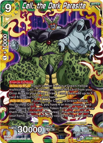 Cell, the Dark Parasite (BT10-150), Rise of the Unison Warrior — DB Super card price