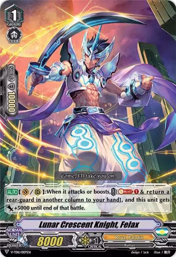 Lunar Crescent Knight, Felax (V-TD11/007EN), V-TD11: Altmile — Vanguard card price