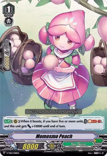 Momosmo Peach (V-TD12/008EN), V-TD12: Ahsha — Vanguard card price