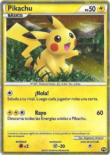 Pikachu (Spanish) (PW 4) — card price