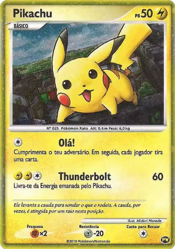 Pikachu (Portuguese) (PW 9) — card price
