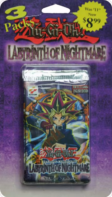 Labyrinth of Nightmare - 3x9 Booster Pack [North American English Unlimited Edition], Labyrinth of Nightmare — Yu-Gi-Oh! sealed product price