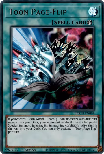 Toon Page-Flip (TOCH-EN004), Toon Chaos — Yu-Gi-Oh! card price