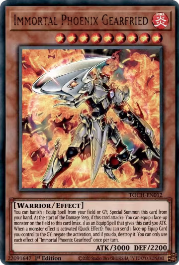 Immortal Phoenix Gearfried (TOCH-EN012), Toon Chaos — Yu-Gi-Oh! card price