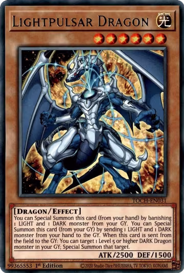 Lightpulsar Dragon (TOCH-EN031), Toon Chaos — Yu-Gi-Oh! card price