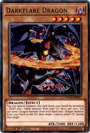 Darkflare Dragon (TOCH-EN032), Toon Chaos — Yu-Gi-Oh! card price