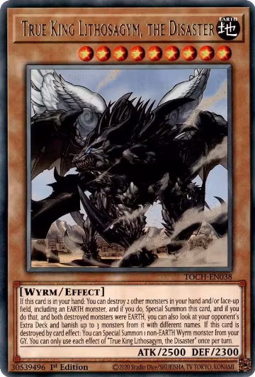 True King Lithosagym, the Disaster (TOCH-EN038), Toon Chaos — Yu-Gi-Oh! card price