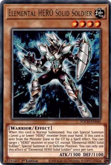 Elemental HERO Solid Soldier (TOCH-EN040), Toon Chaos — Yu-Gi-Oh! card price