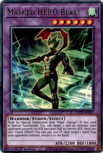 Masked HERO Blast (TOCH-EN047), Toon Chaos — Yu-Gi-Oh! card price