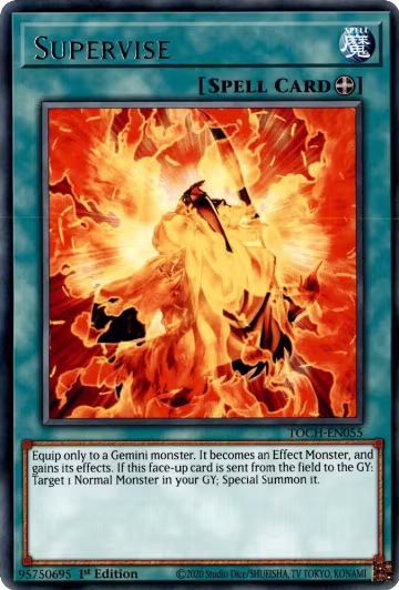Supervise (TOCH-EN055), Toon Chaos — Yu-Gi-Oh! card price