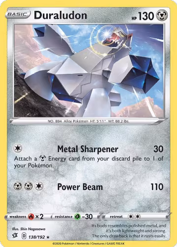Duraludon - 138/192 (SWSH Rebel Clash) (138/192), Deck Exclusives — Pokémon card price
