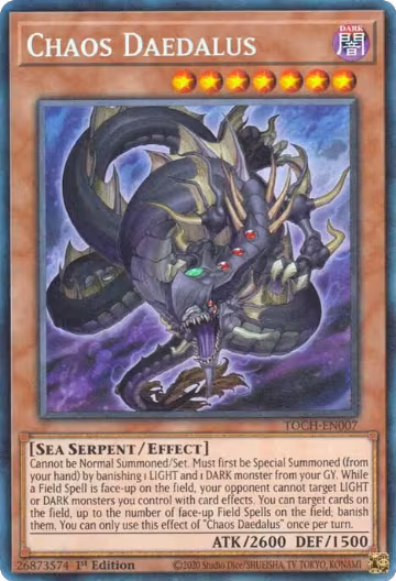 Chaos Daedalus (CR) (TOCH-EN007), Toon Chaos — Yu-Gi-Oh! card price