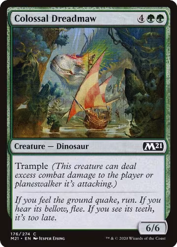 Colossal Dreadmaw (176), Core Set 2021 — Magic card price