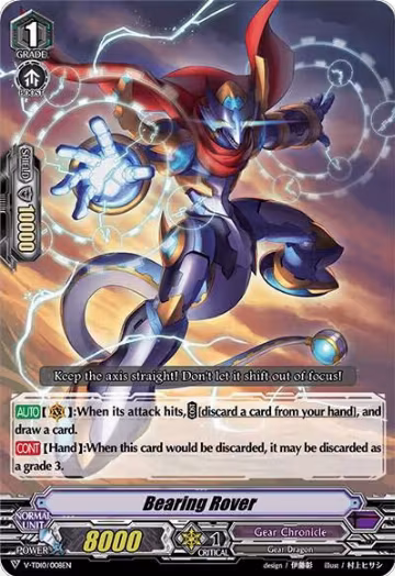 Bearing Rover (V-TD10/008EN), V-TD10: Chronojet — Vanguard card price