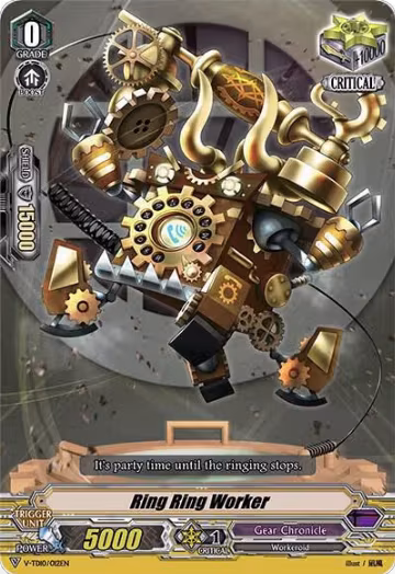 Ring Ring Worker (V-TD10/012EN), V-TD10: Chronojet — Vanguard card price