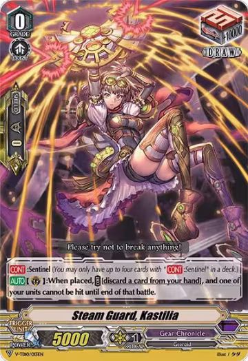 Steam Guard, Kastilia (V-TD10/013EN), V-TD10: Chronojet — Vanguard card price