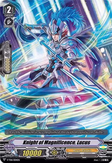 Knight of Magnificence, Lucus (V-TD11/004EN), V-TD11: Altmile — Vanguard card price