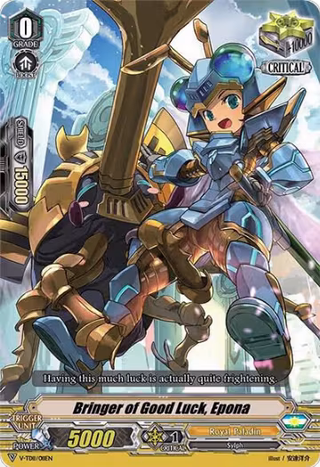 Bringer of Good Luck, Epona (V-TD11/011EN), V-TD11: Altmile — Vanguard card price