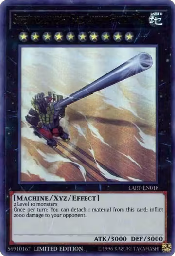 Superdreadnought Rail Cannon Gustav Max (LART-EN018), The Lost Art Promotion — Yu-Gi-Oh! card price