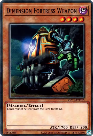 Dimension Fortress Weapon (OP13-EN015), OTS Tournament Pack 13 — Yu-Gi-Oh! card price