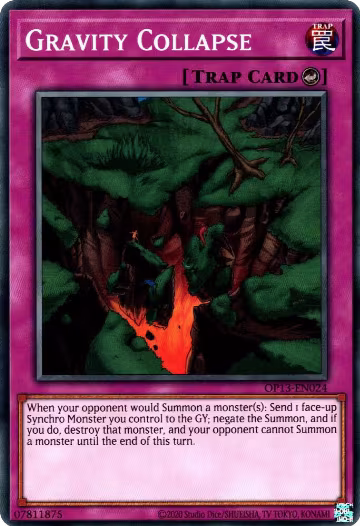 Gravity Collapse (OP13-EN024), OTS Tournament Pack 13 — Yu-Gi-Oh! card price