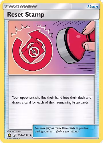 Reset Stamp - 206a/236 (206a/236), Alternate Art Promos — Pokémon card price