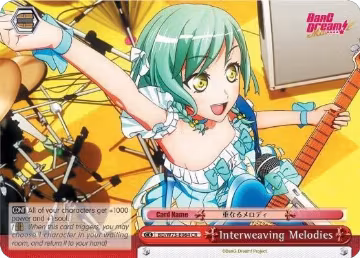 Interweaving Melodies (BD/W73-E064 CR), BanG Dream! Vol.2 — Weiß Schwarz card price
