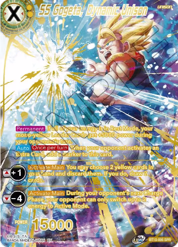 SS Gogeta, Dynamic Unison (SPR) (BT10-095), Rise of the Unison Warrior — DB Super card price