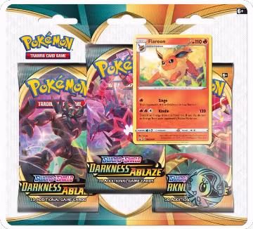 Darkness Ablaze 3 Pack Blister [Flareon], Darkness Ablaze — Pokémon sealed product price