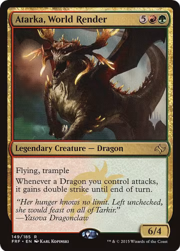Atarka, World Render (149), Promo Pack: Core Set 2021 — Magic card price
