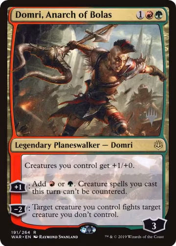 Domri, Anarch of Bolas (191), Promo Pack: Core Set 2021 — Magic card price