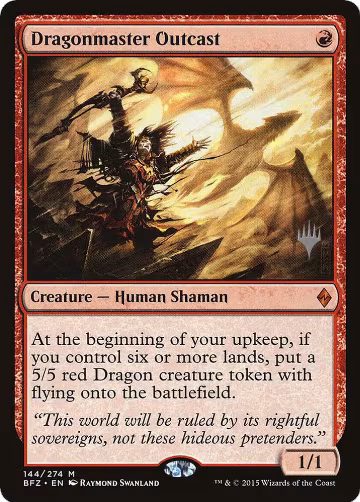 Dragonmaster Outcast (144), Promo Pack: Core Set 2021 — Magic card price