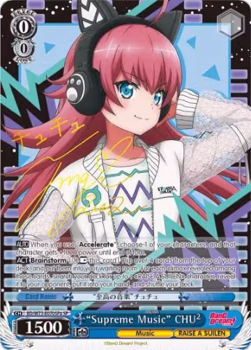 "Supreme Music" CHU² (SP) (A) (BD/W73-E070SPa SP), BanG Dream! Vol.2 — Weiß Schwarz card price