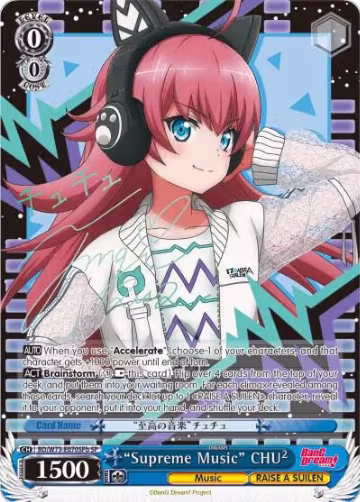 "Supreme Music" CHU² (SP) (B) (BD/W73-E070SPb SP), BanG Dream! Vol.2 — Weiß Schwarz card price