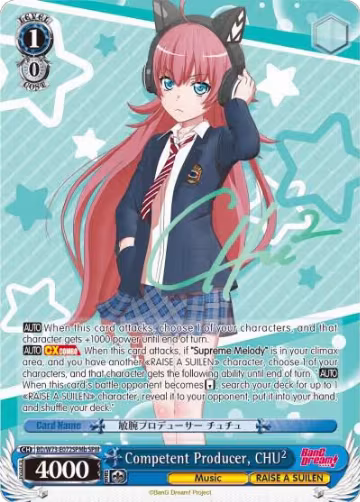 Competent Producer, CHU² (SPM) (B) (BD/W73-E072SPMb SPM), BanG Dream! Vol.2 — Weiß Schwarz card price